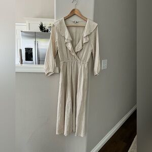 Madewell linen-cotton dress